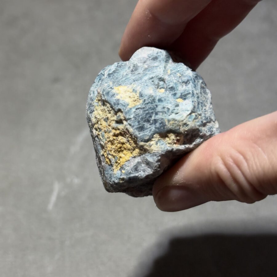 Raw Blue Apatite