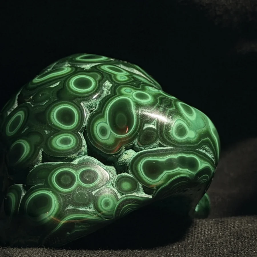 Malakit Stalaktit Specimen | AAA-kvalitet